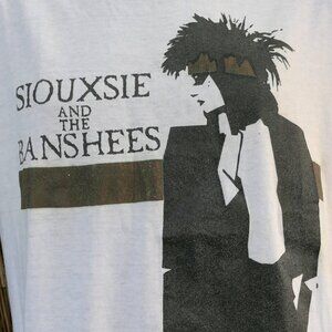 80's Vintage 1986 SIOUXSIE & The Banshees USA Tour T Shirt L Screen Stars Tag